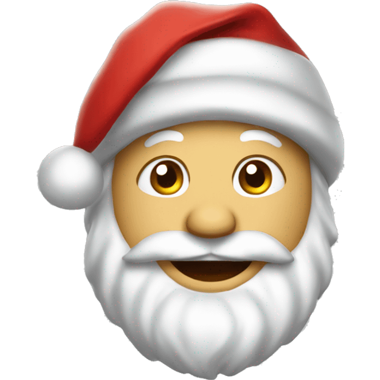 Happy Santa emoji