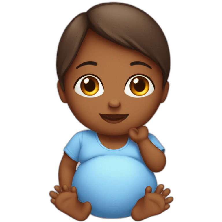 Pregnant baby emoji