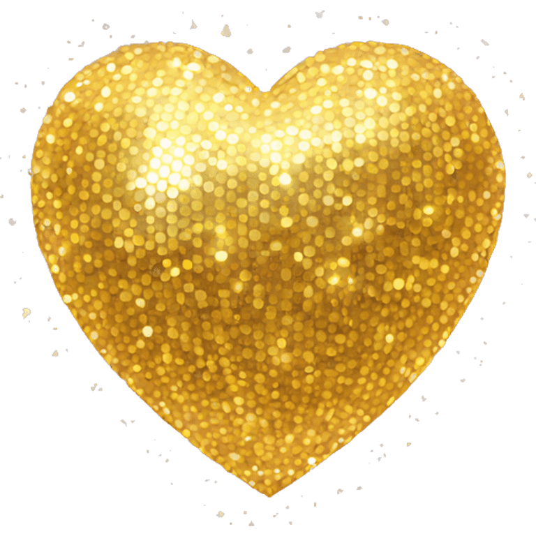 Glitter mirrorball heart emoji