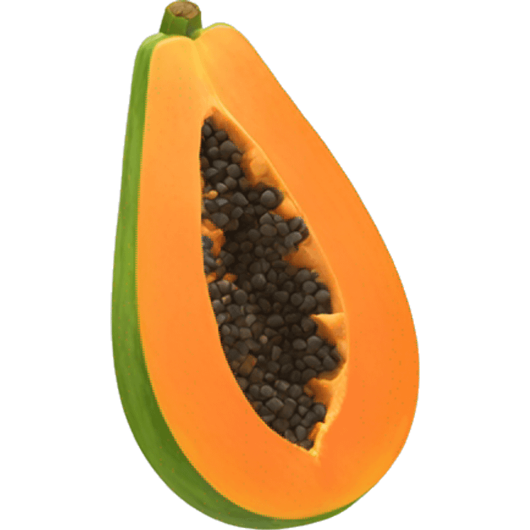 Papaya emoji