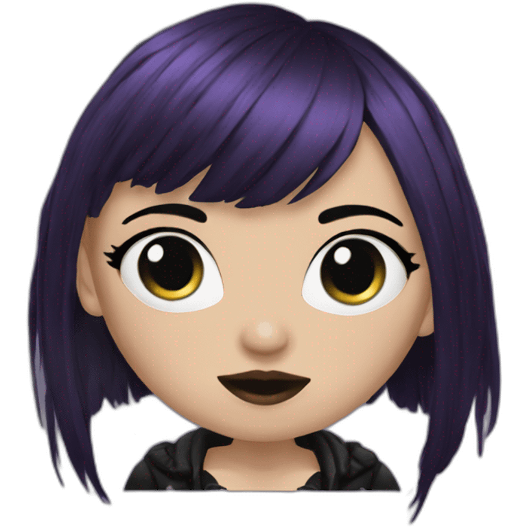 Big yiddy goth girl emoji