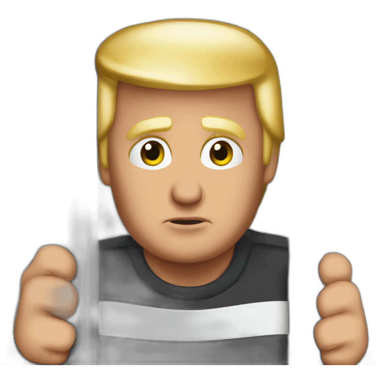 trump-in-jail-cell emoji