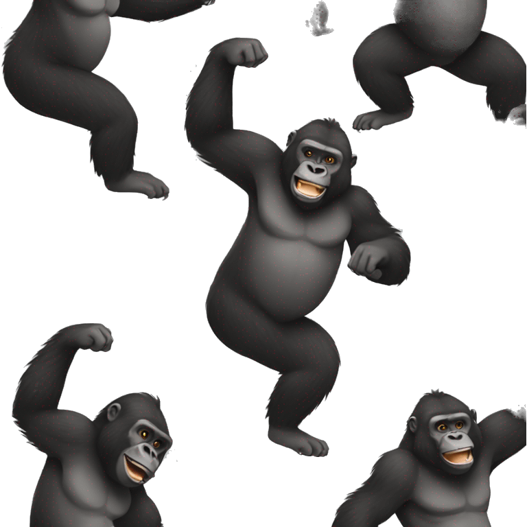 gorilla dancing emoji