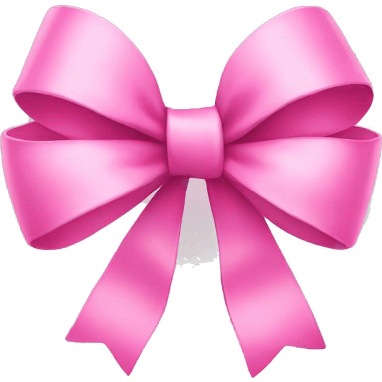 Pink bow emoji