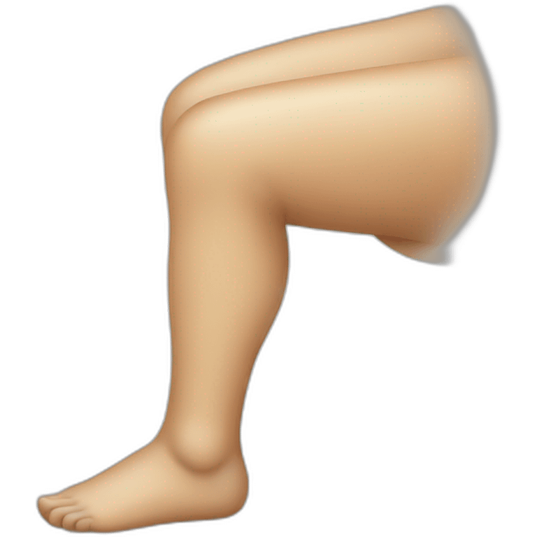 Amputee leg emoji