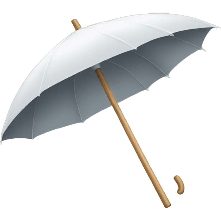 umbrella with white stick emoji