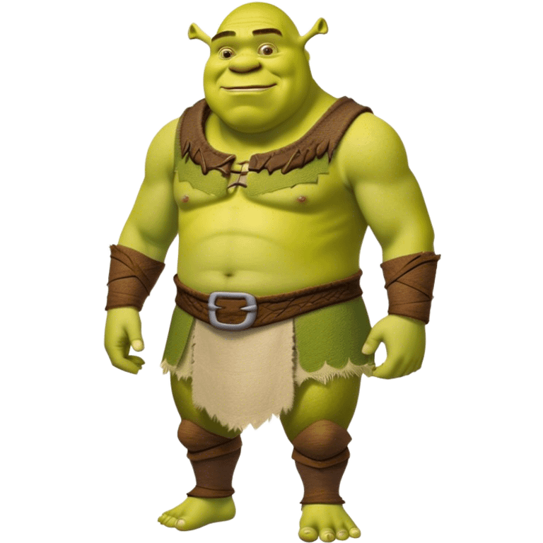 Very Slim Shrek fullbody emoji