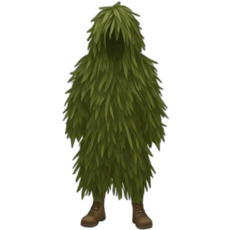 Ghillie clothes emoji