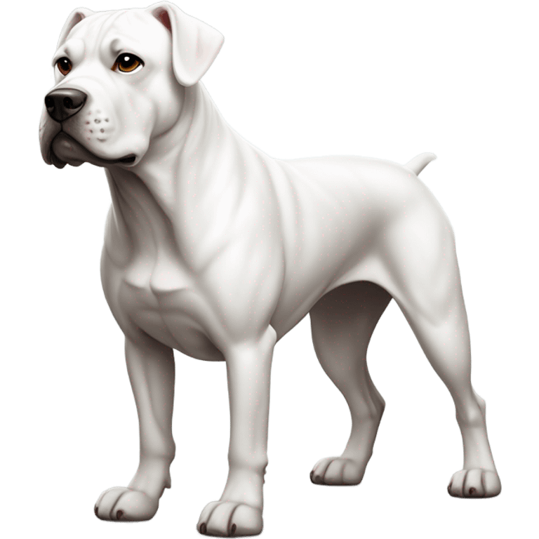 perro dogo argentino  emoji