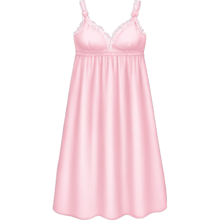 pastel pink nightgown emoji