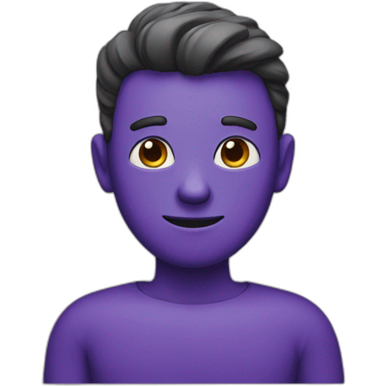 Purple guy emoji