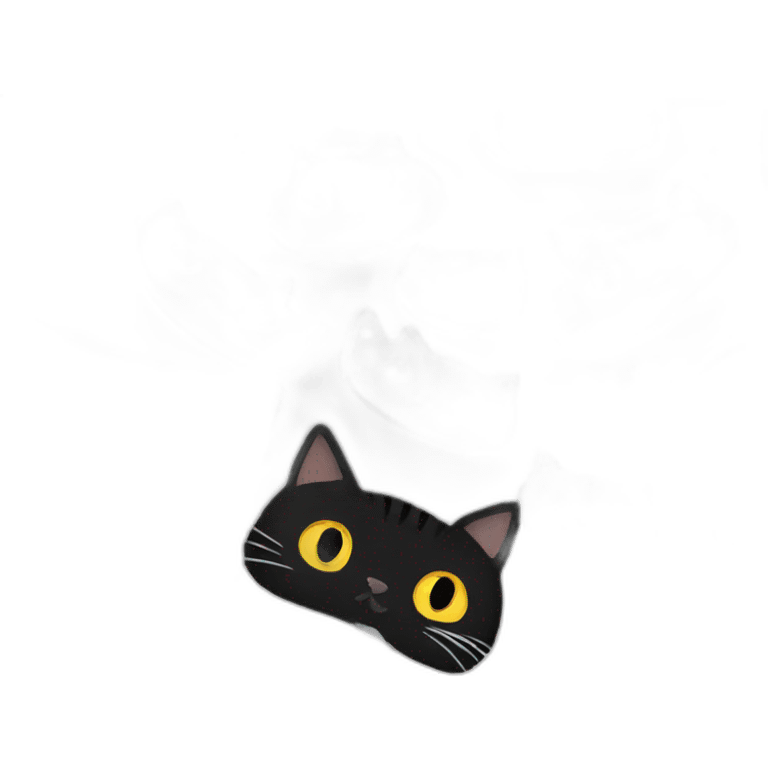 large Black cat emoji