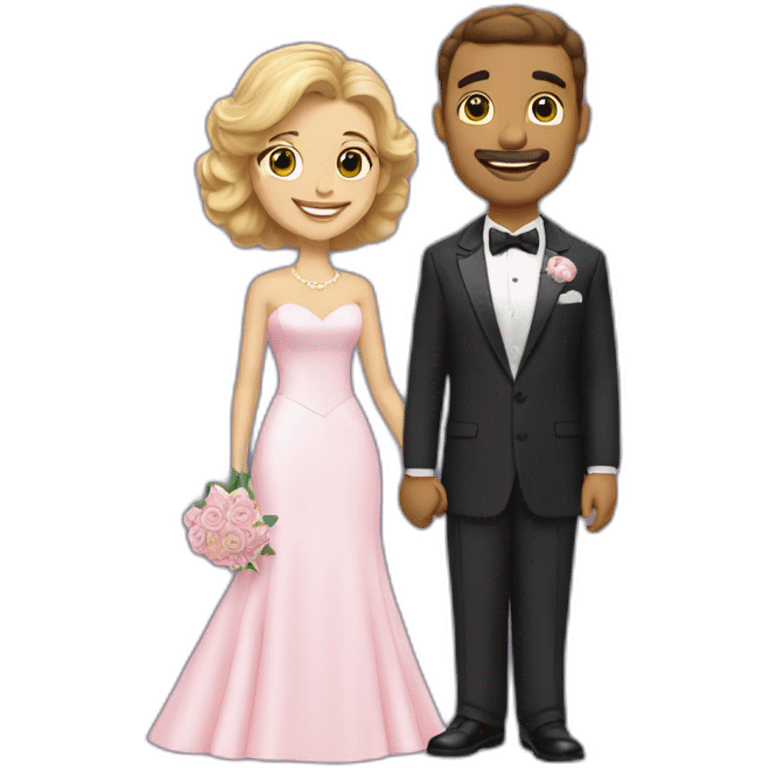 Louie smith and the pink panther get married emoji