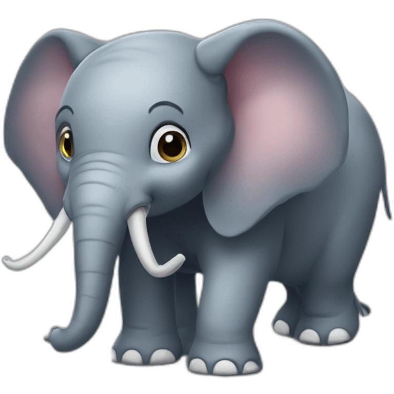 éléphant et fourmis  emoji