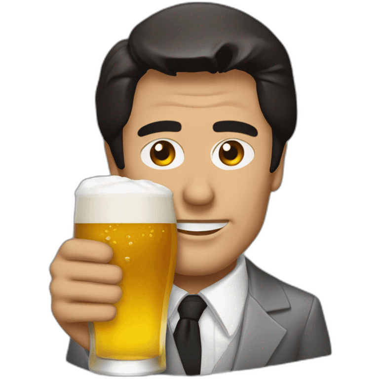 Tony Montana drink beer emoji