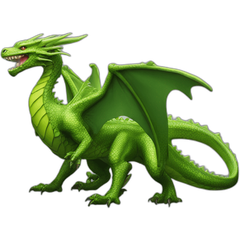 a matrix dragon emoji