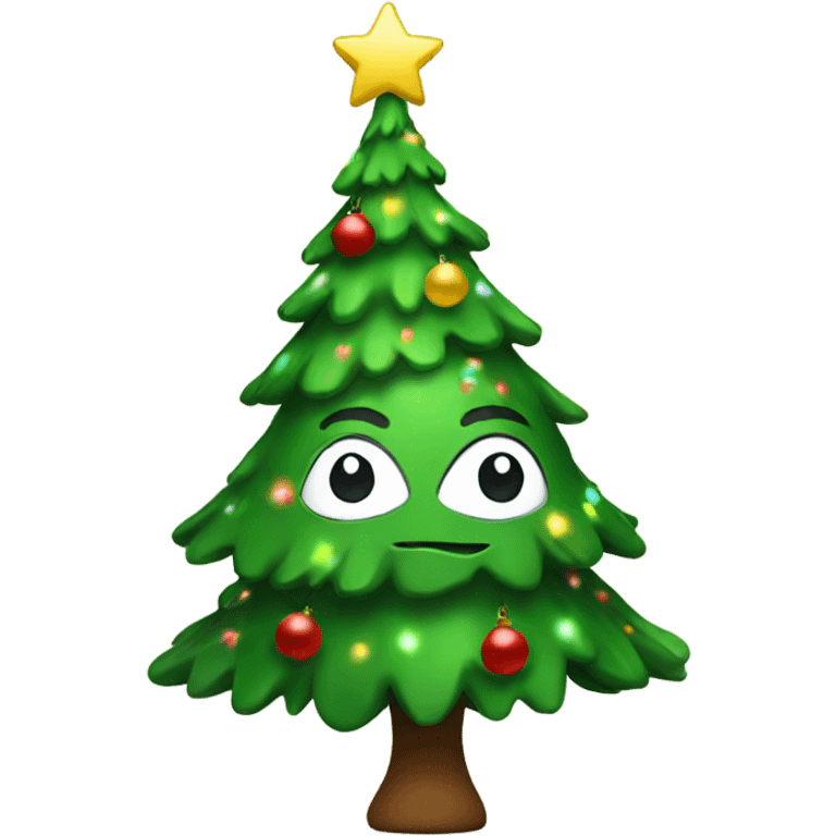 Dancing Christmas tree emoji