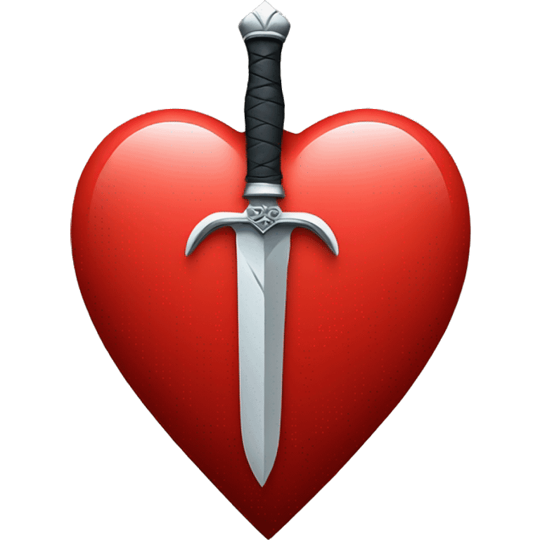 Heart with dagger emoji