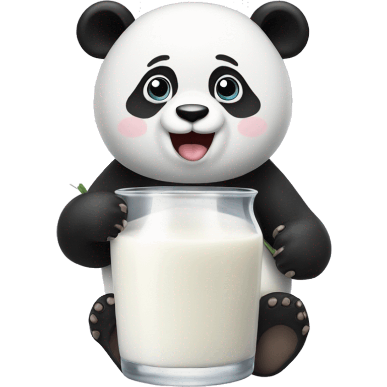 panda milk emoji