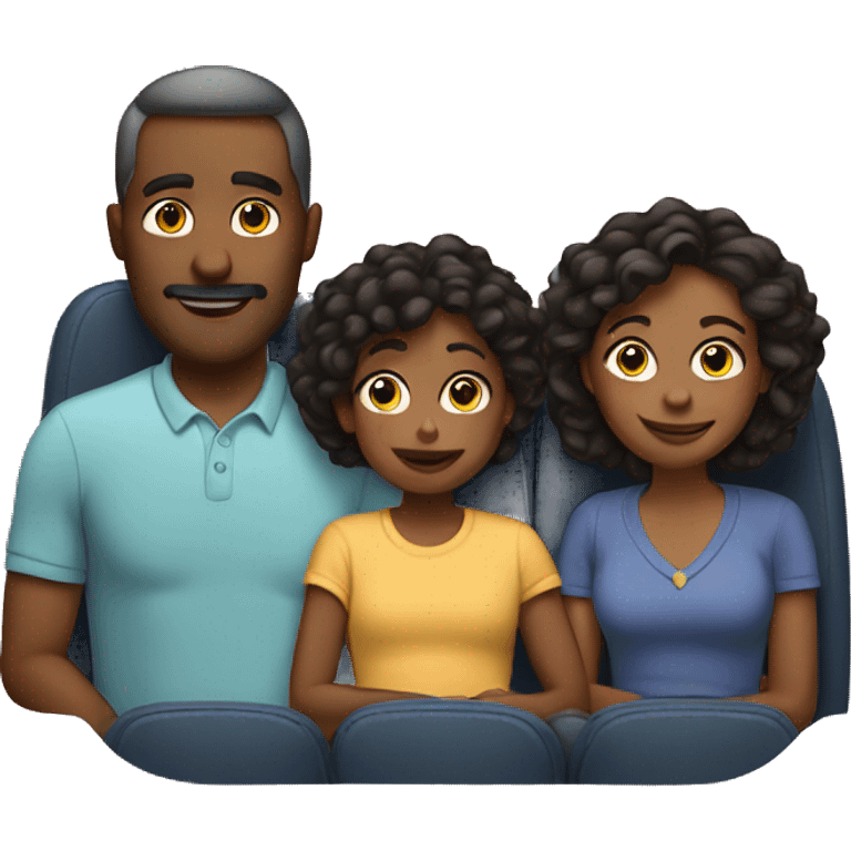 family in the cinema  emoji