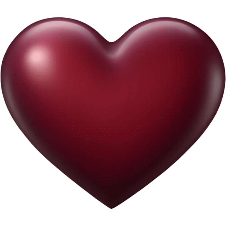 dark red heart emoji