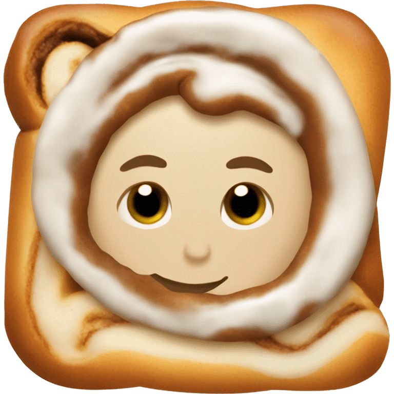 Create a cinnamon roll  emoji