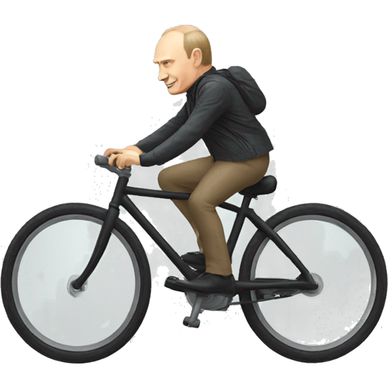 Putin riding a bike emoji