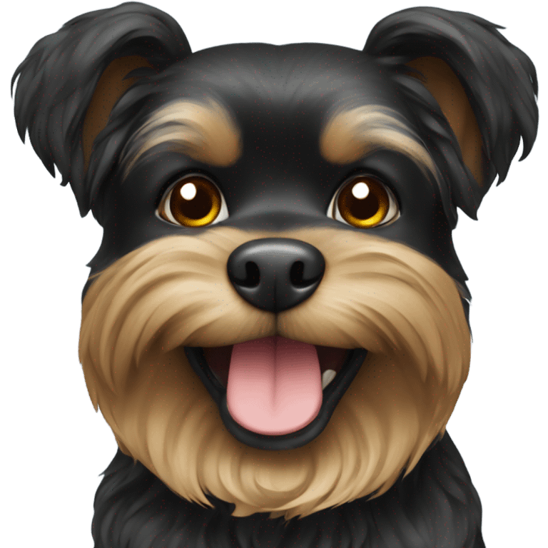 Black Russian toy dog breed  emoji