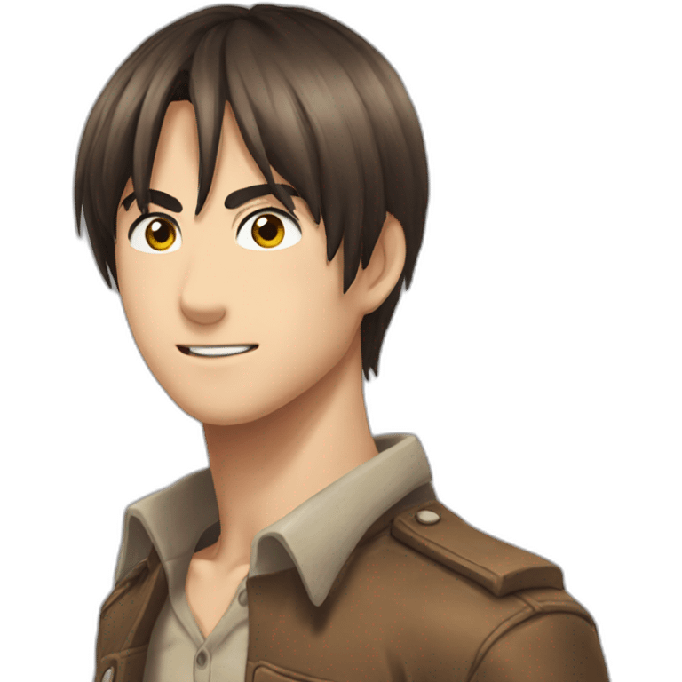 Eren cheveux long emoji