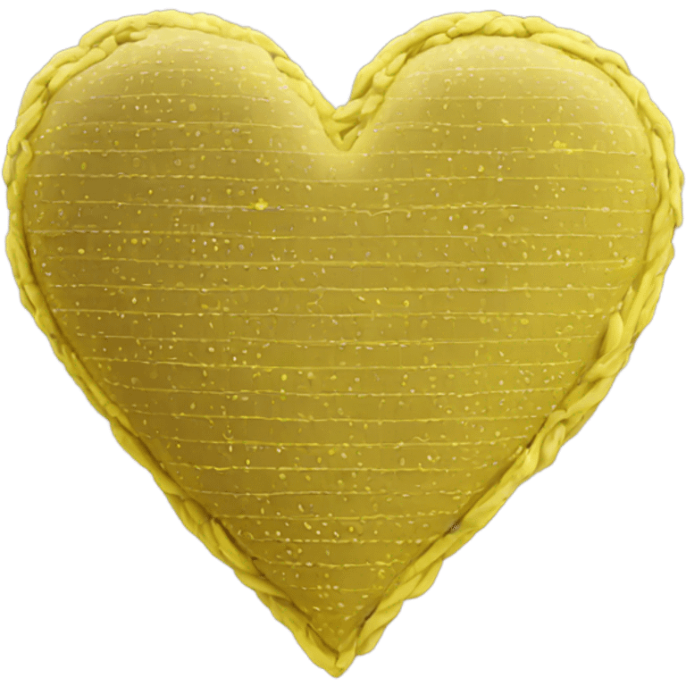 Cool yellow heart emoji