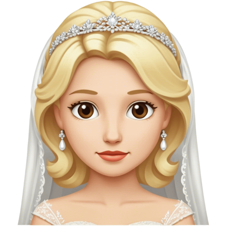 blonde bride  emoji