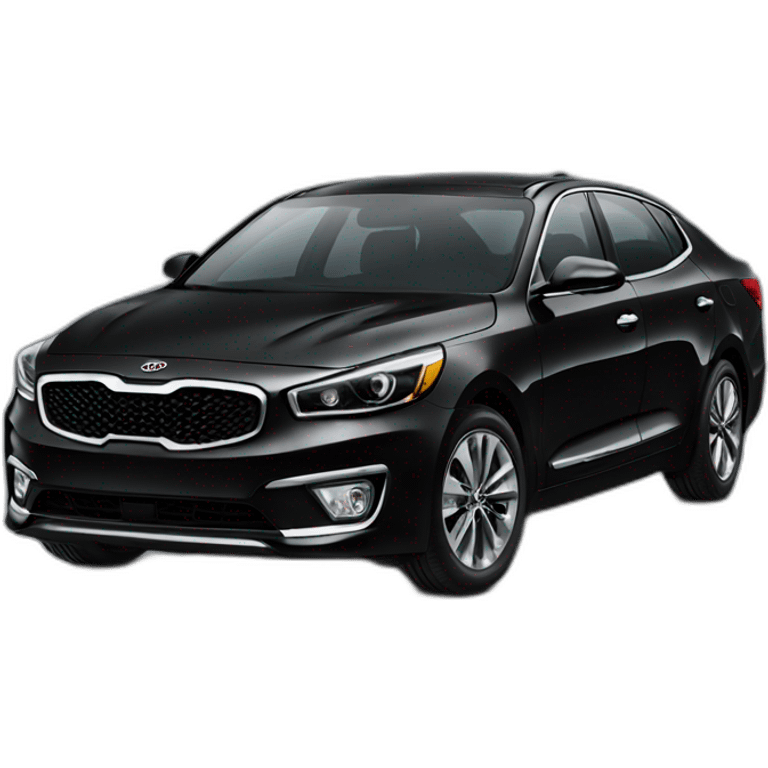 Black Kia k5 emoji