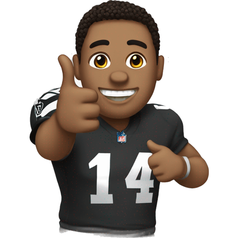 Raider fan thumbs up emoji