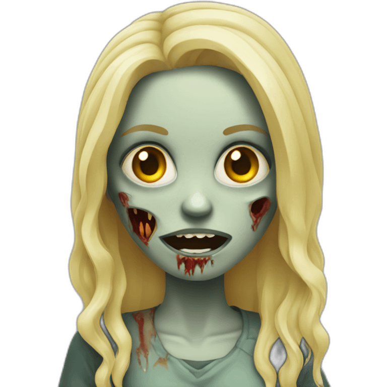 blonde zombie emoji