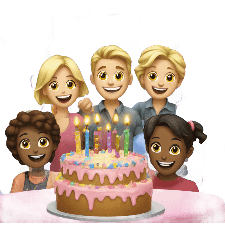 Happy Birthday party emoji