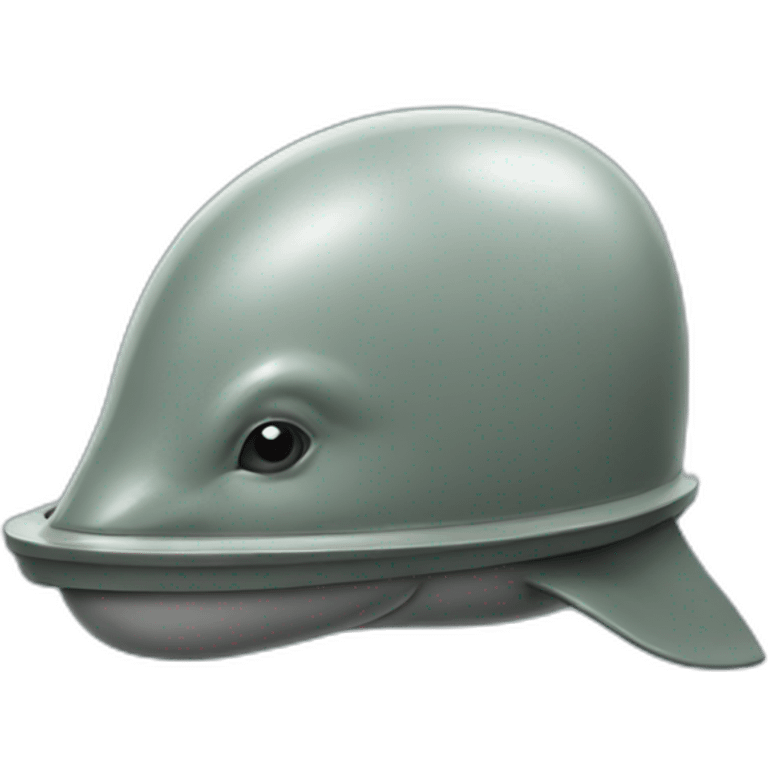 porpoise army helmet emoji