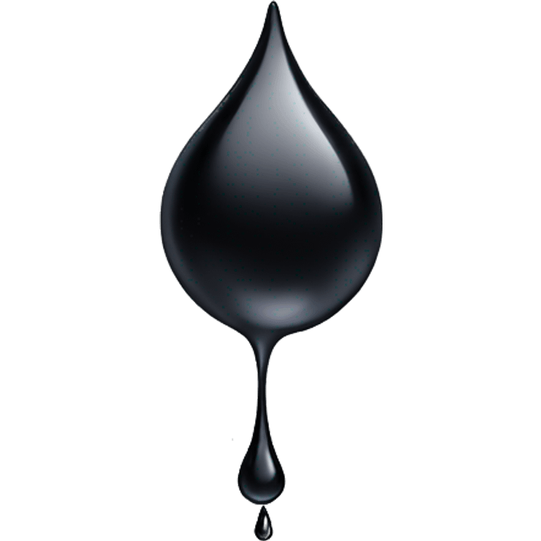 Black drop emoji