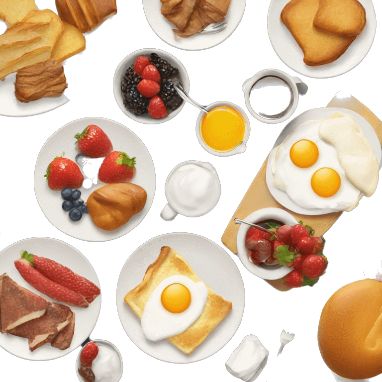 Breakfast buffet emoji