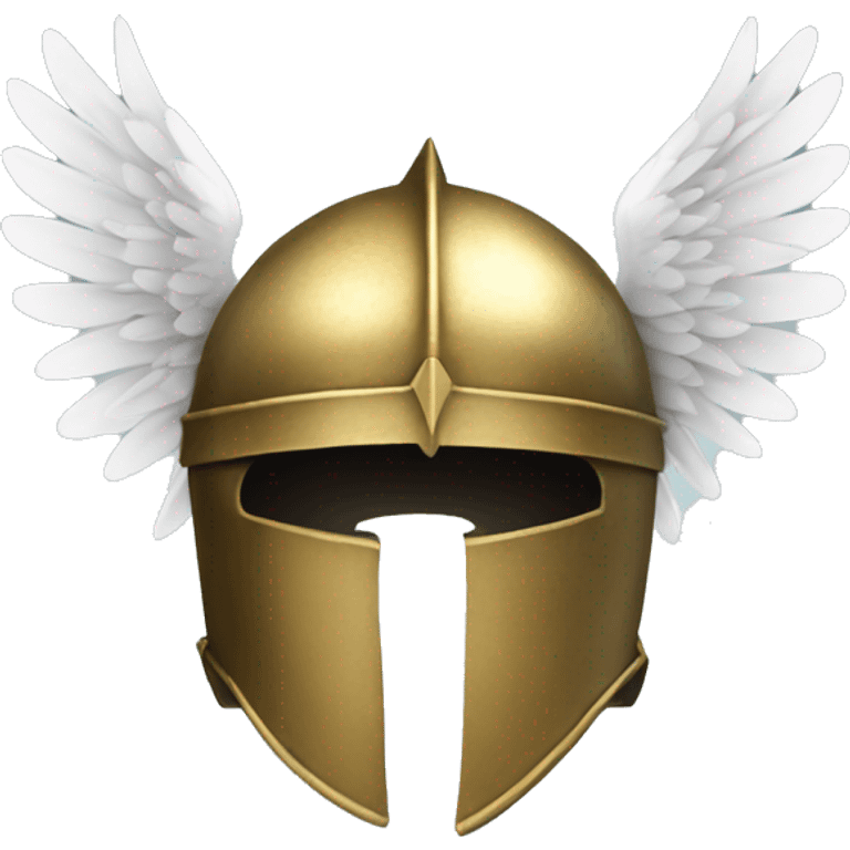 knight helmet with wings emoji