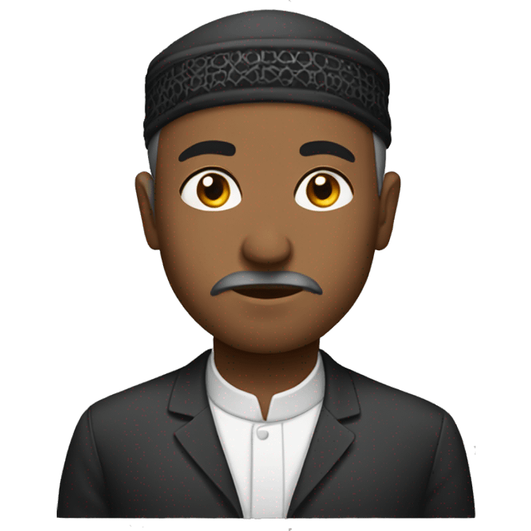 serious Muslim  emoji