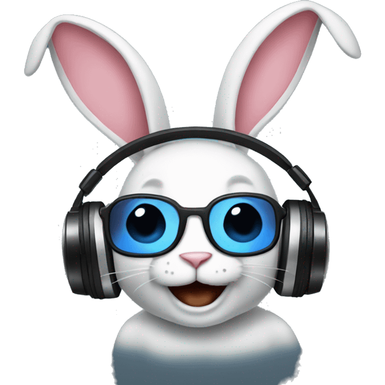 Dj rabbit emoji