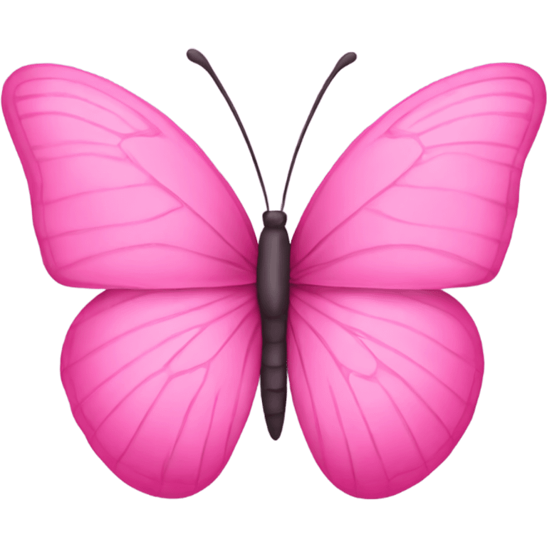 pink butterfly emoji