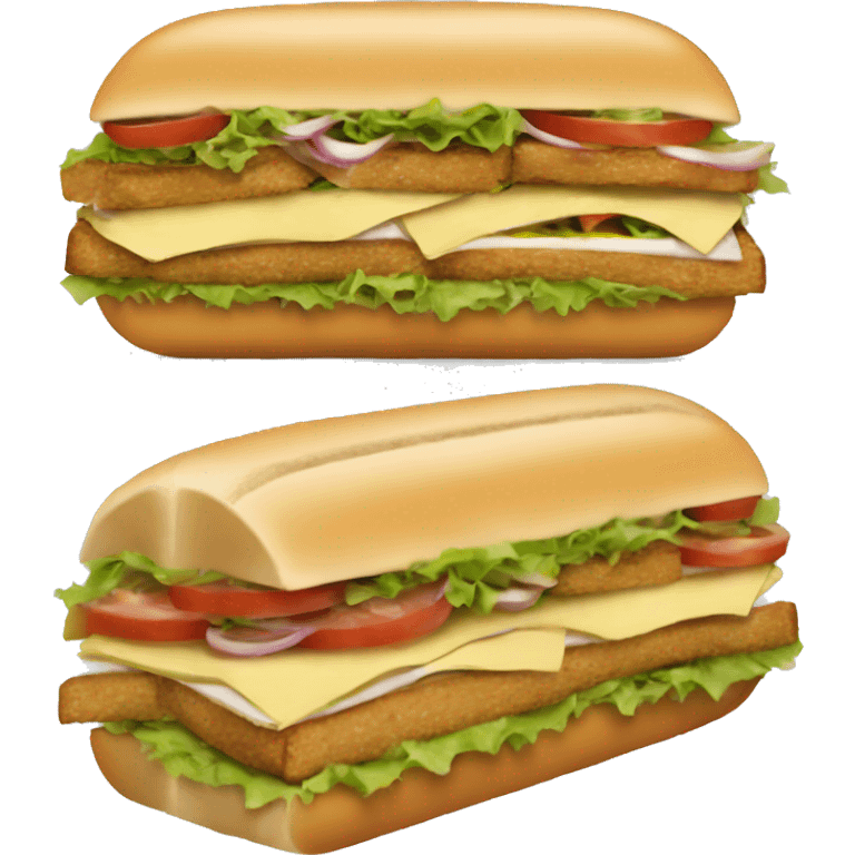 subway sandwich  emoji