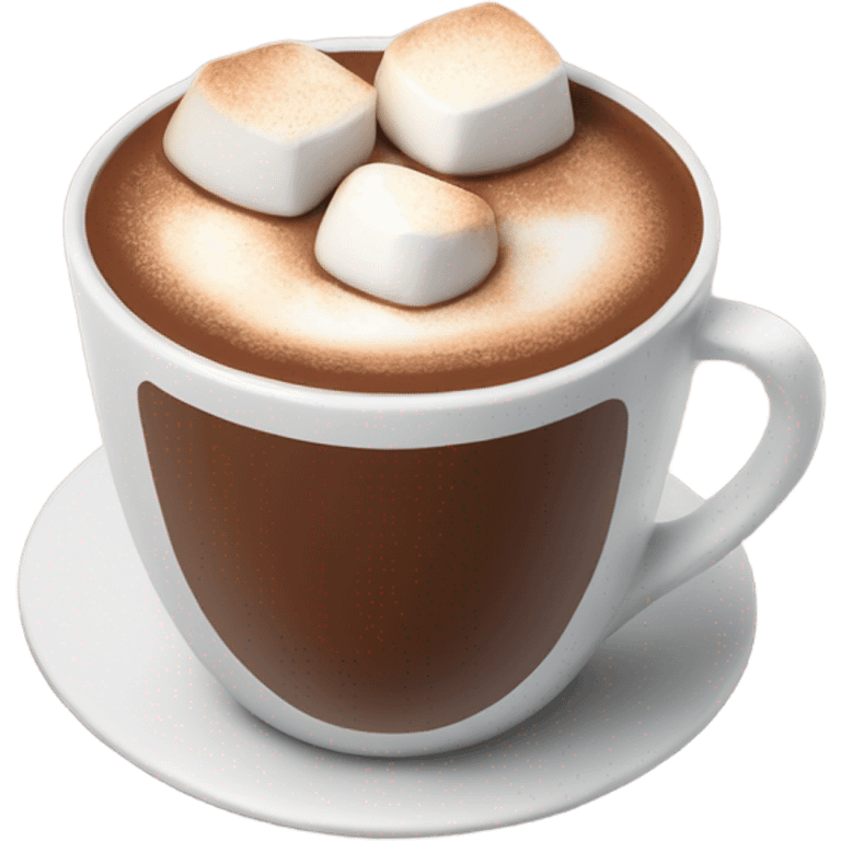 Hot chocolate with marshmellows emoji