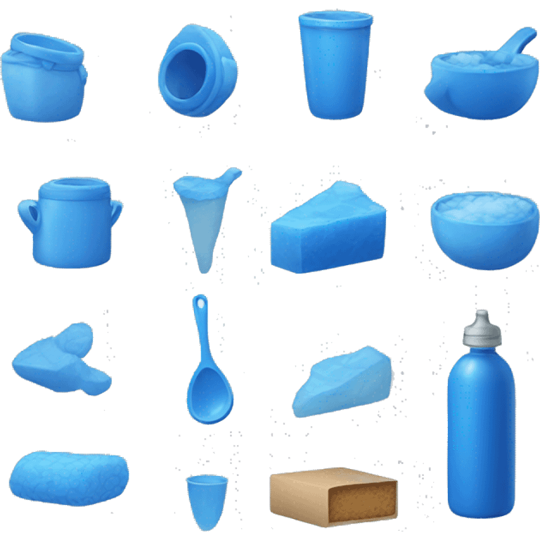 blue objects emoji