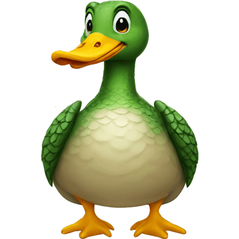 Crocodile duck emoji