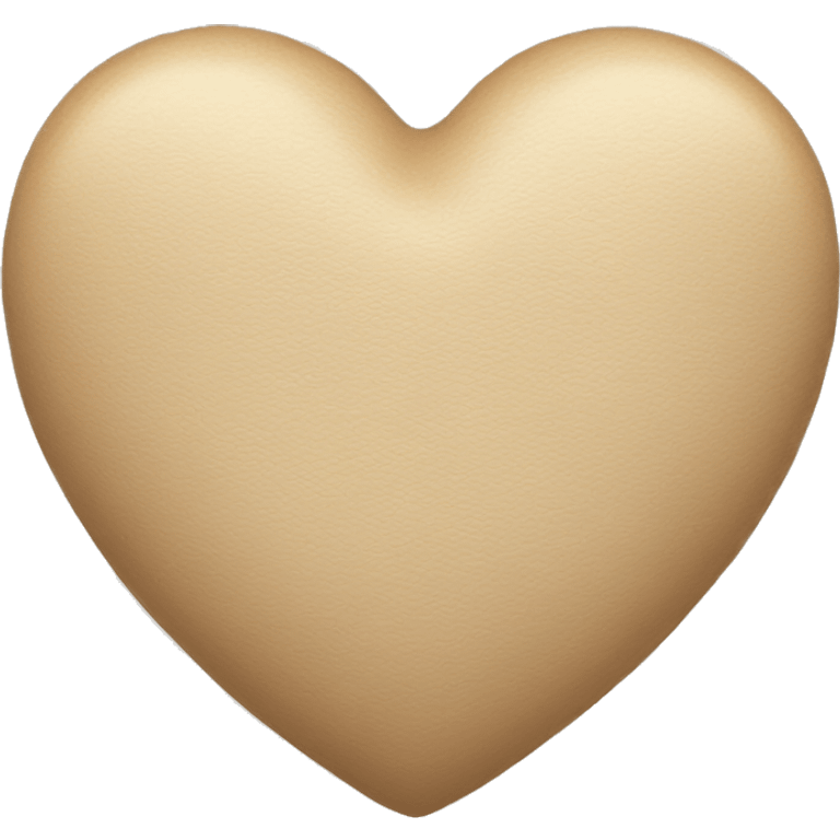 Beige Heart  emoji