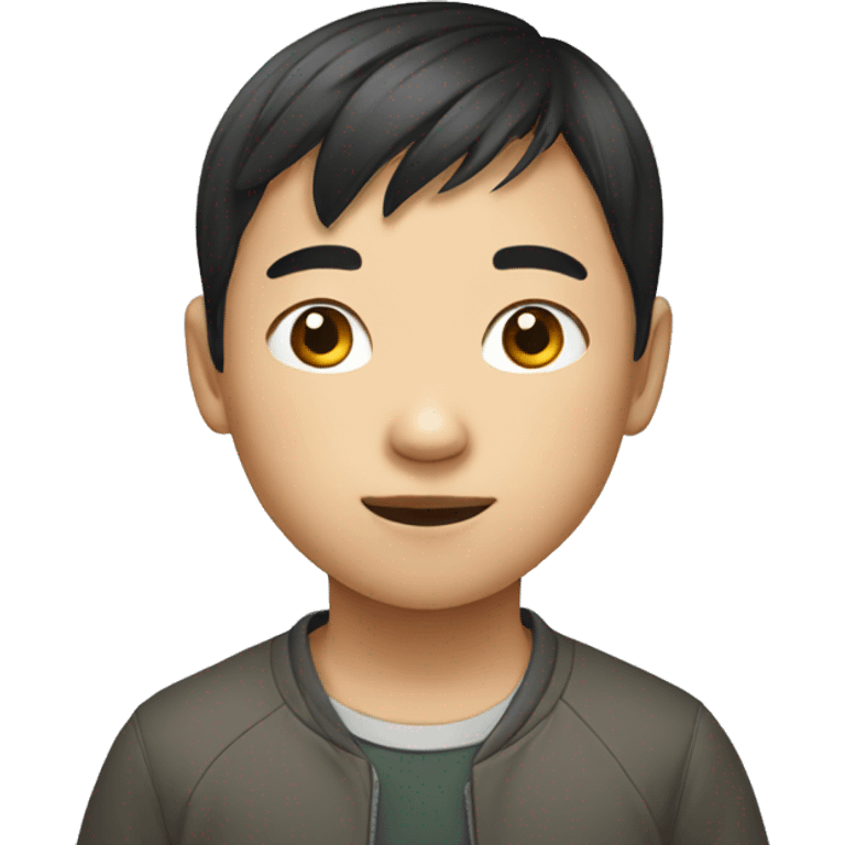 A young Chinese boy emoji