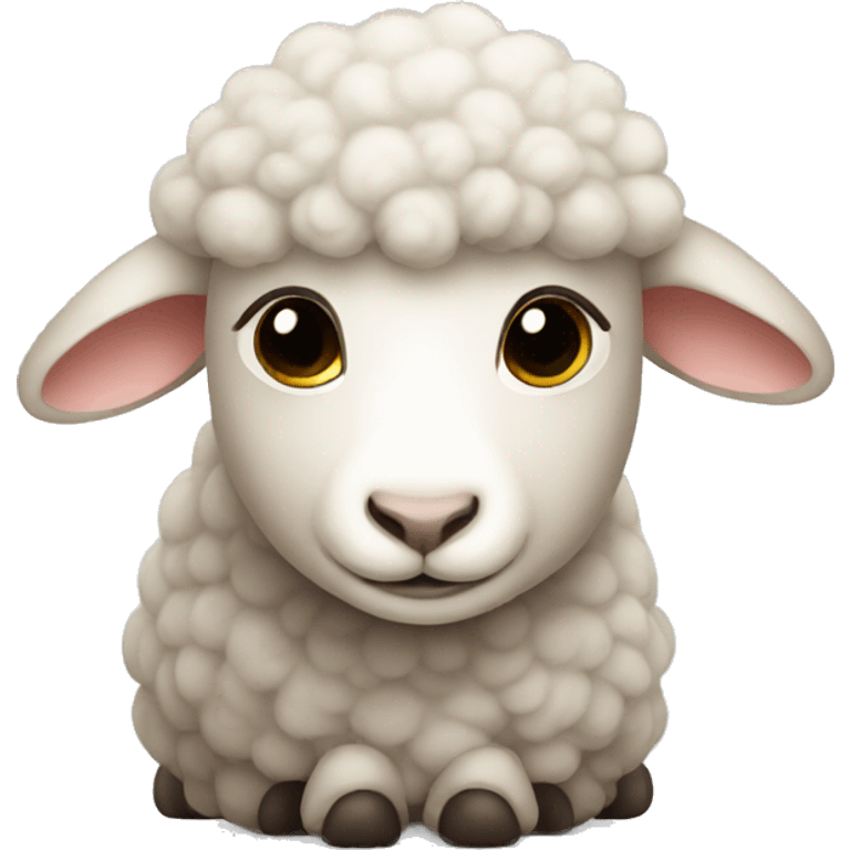 Sheep baby emoji