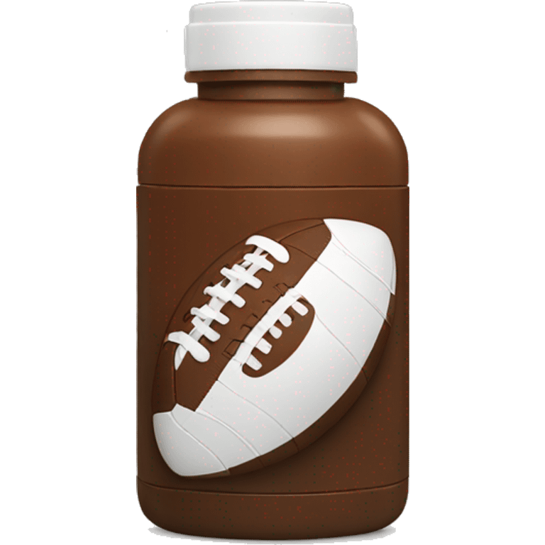 football supplements bottle emoji